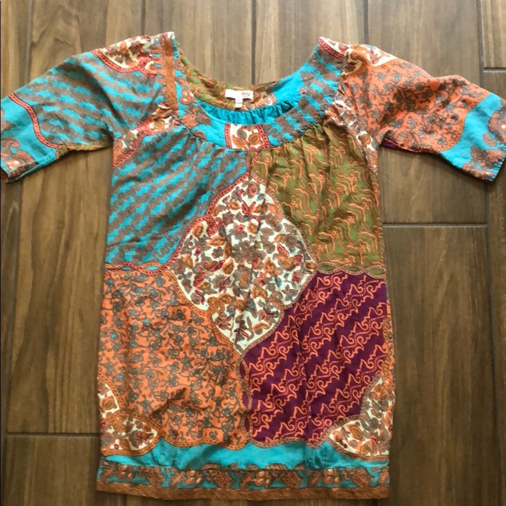 Short, Indian Print Dress